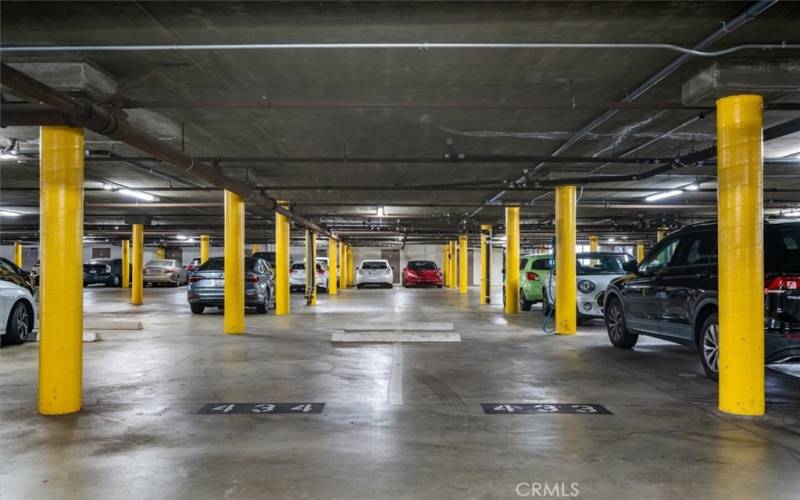 Side by Side Parking spaces