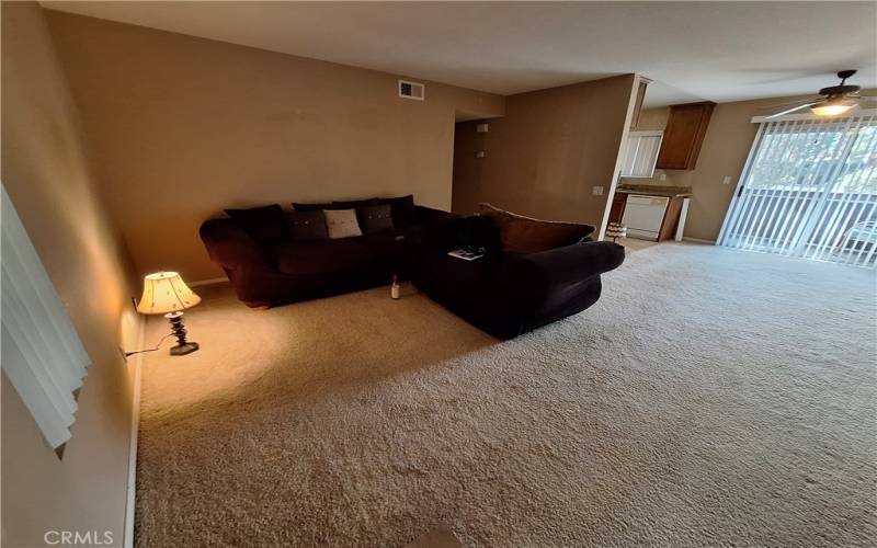 Large Living Area Foreground & Dining Area...