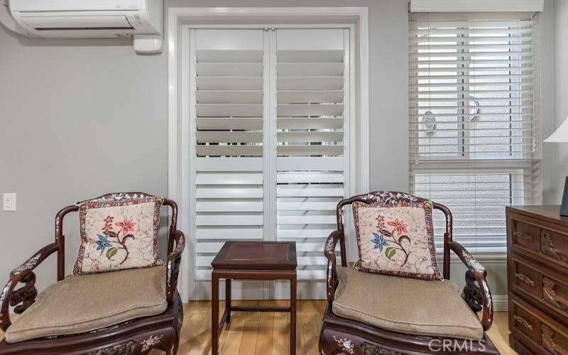 Sitting area in Master Bedroom