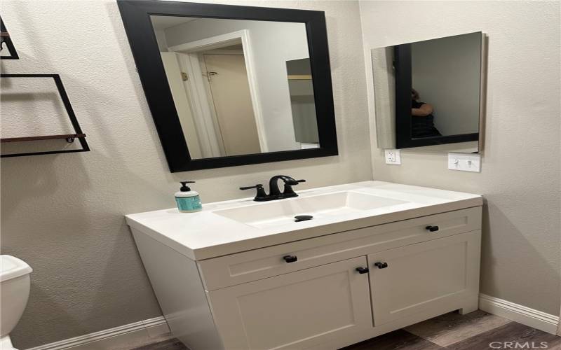 remodeled bathroom