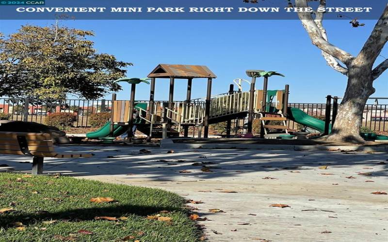 Neighborhood mini park -- just down the street