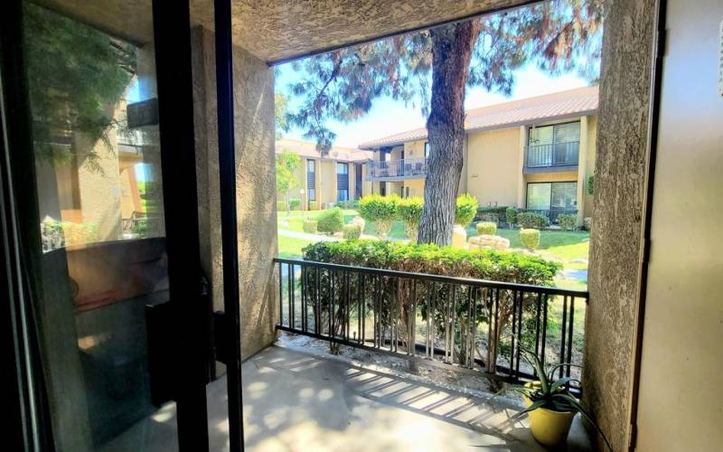 Private Patio in Primary Bedroom