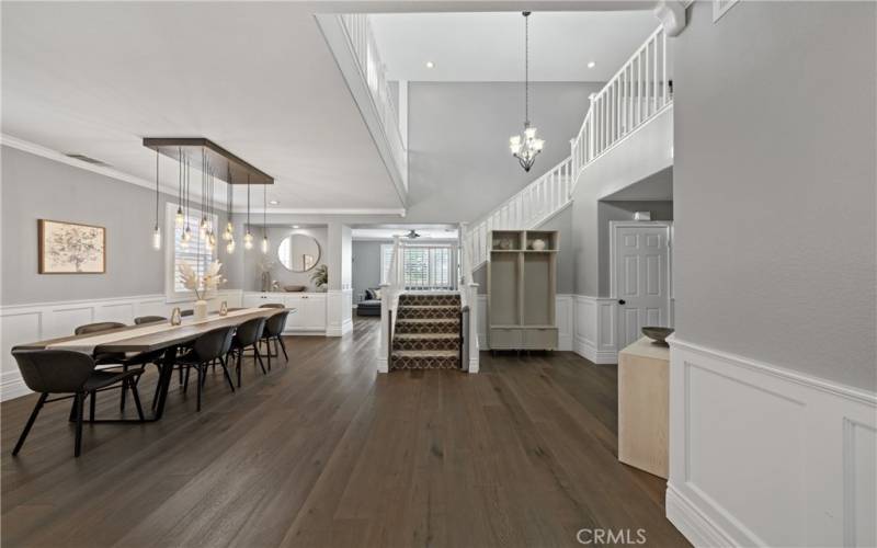 Dining area can also be used as a formal living space