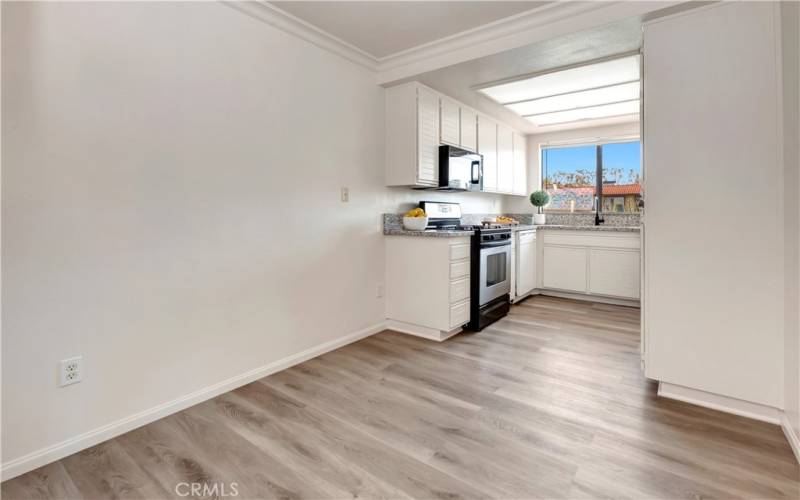 Great space for breakfast nook.