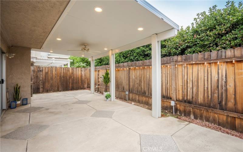 Patio Cover with Canned Lighting