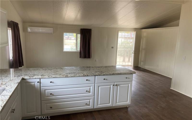 Newer kitchen with storage