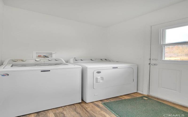 Separate laundry room