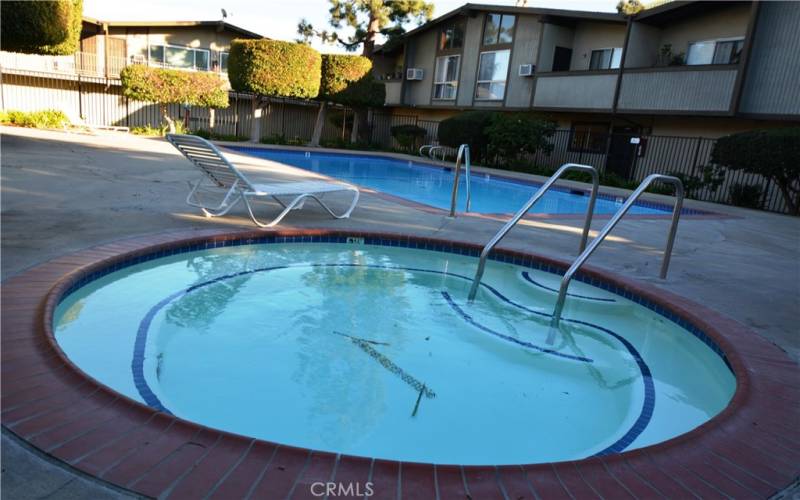 In ground Jacuzzi at one of the pool areas