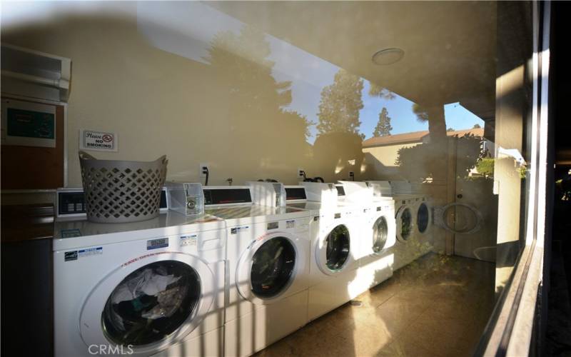 One of 9 Community Laundry Rooms within the complex