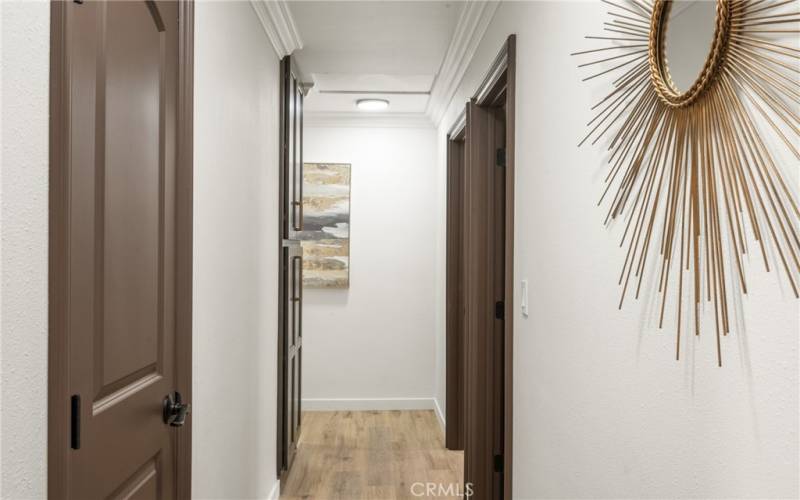 Hall Closet and Linen Closet with Soft Close Hinges