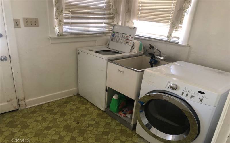 Interior Laundry Room with sink.