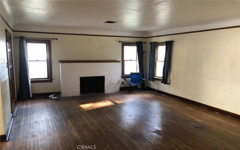 Front Formal Living Room with fireplace.