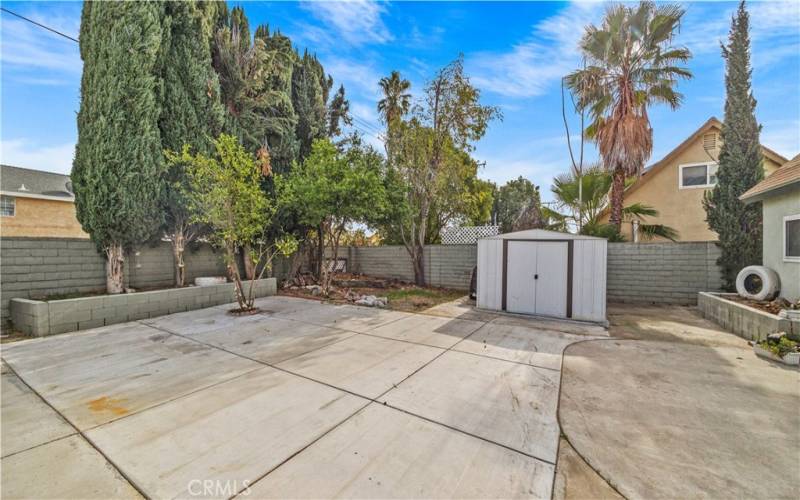 Back Yard with Pool