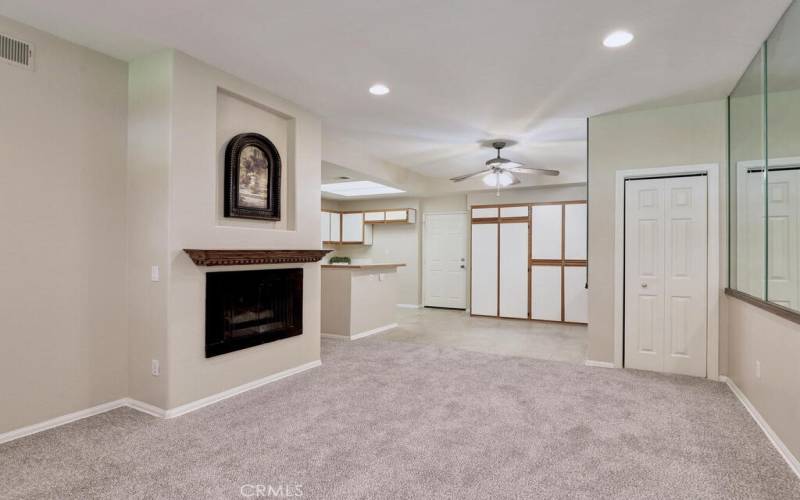 Large Living Room with Fireplace