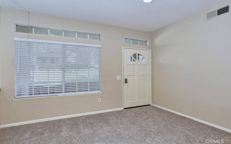 Front Entry -  New Carpet and New Blinds