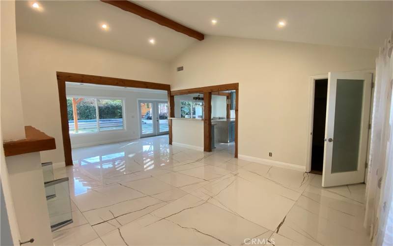 marble living room floors