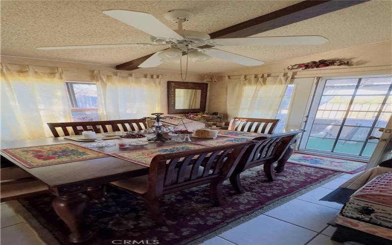 Dinning Room with plenty of windows and light