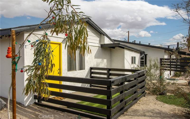 Casita front porch