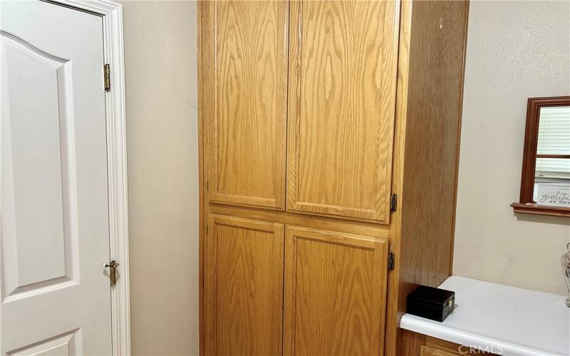 Pantry in Laundry Room