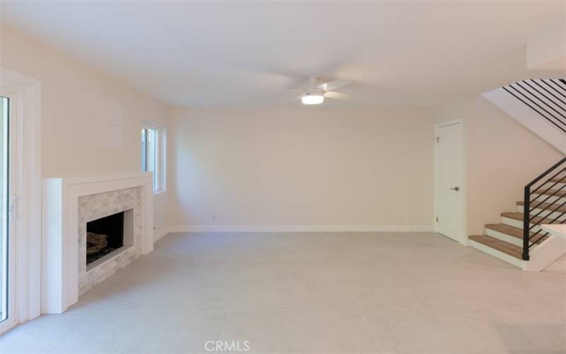 Living Room with Fireplace