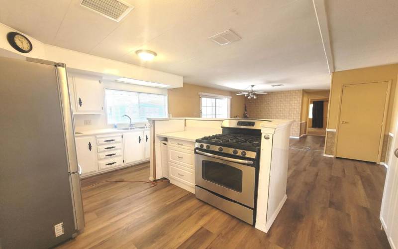 Kitchen and Family Room