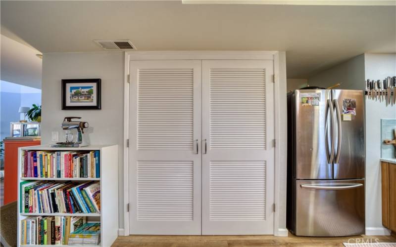 Laundry closet