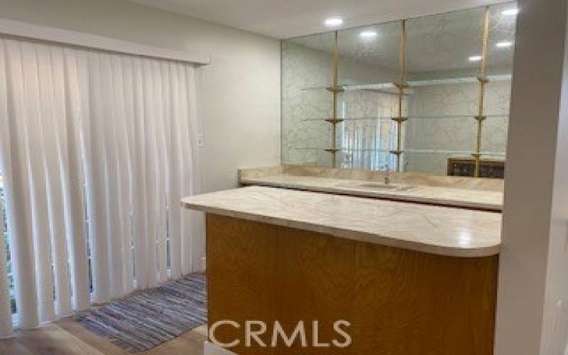 Wet Bar Area