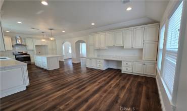 Built in custom cabinetry that is great for an in-home office