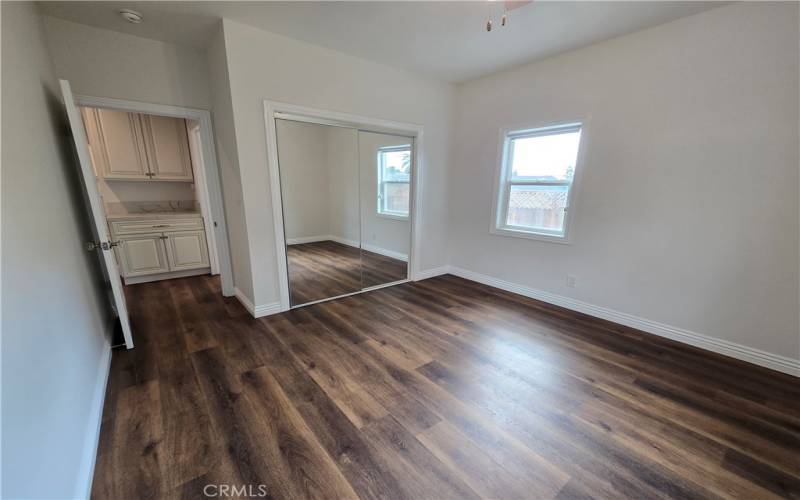 Spacious closet in the 2nd guest room.