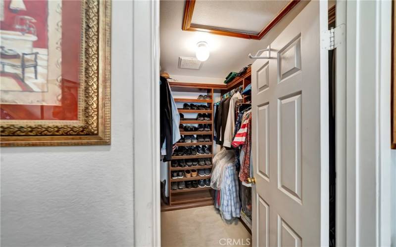 Primary Bedroom walk in closet