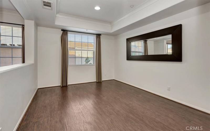 Dining room adjacent living room