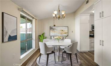 Virtually Staged Dining Area