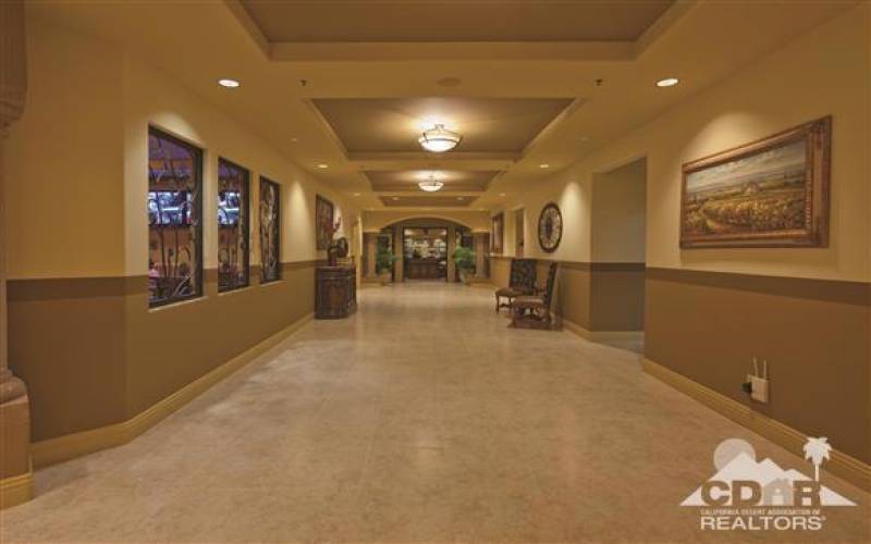 Clubhouse halls