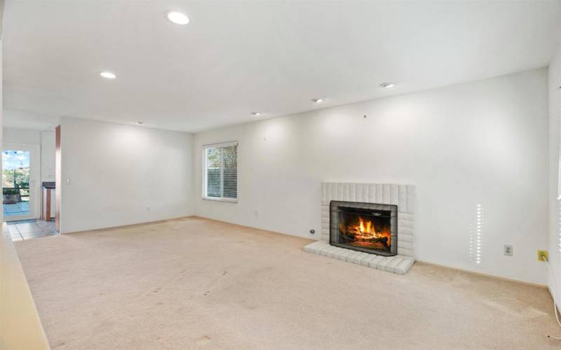 Living Room and Formal Dining Room