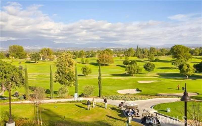 View of the Professional 27 Hole Golf Course from the restaurant's patio.