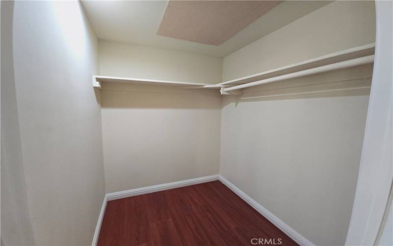 2nd walk-in closet