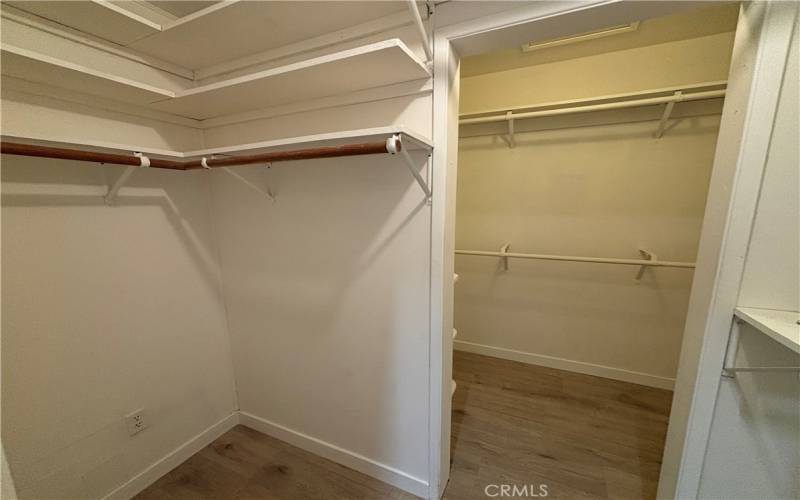 Oversized closet in Bonus Room