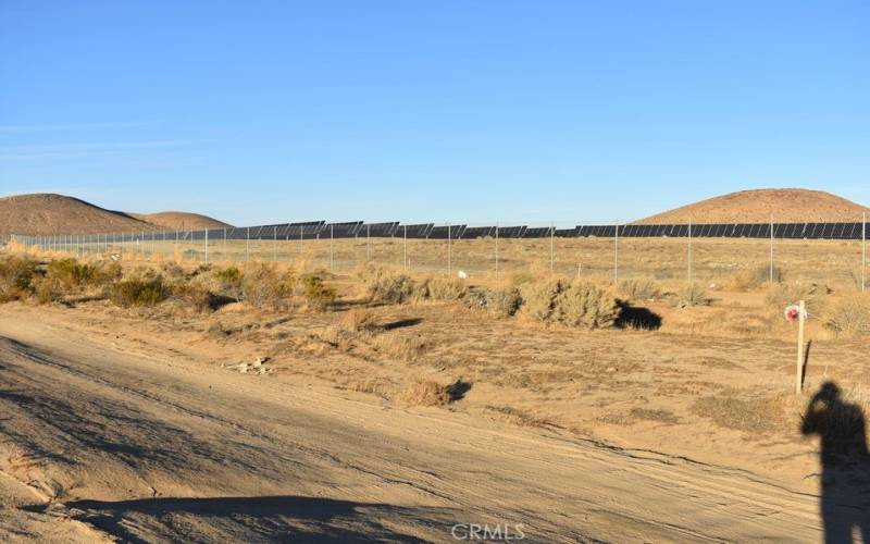 solar farm across 15th