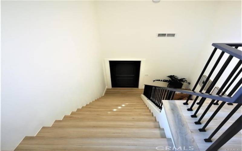 Stair leading to your private front entrance.