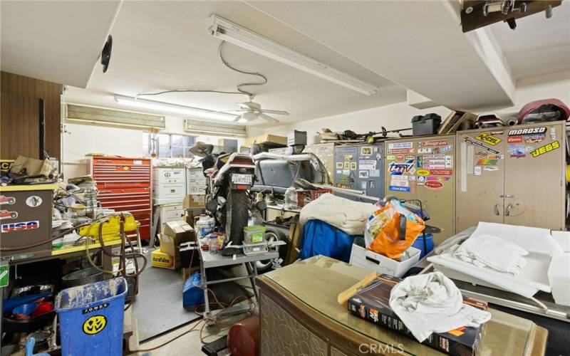 Interior of 3 Car Garage.