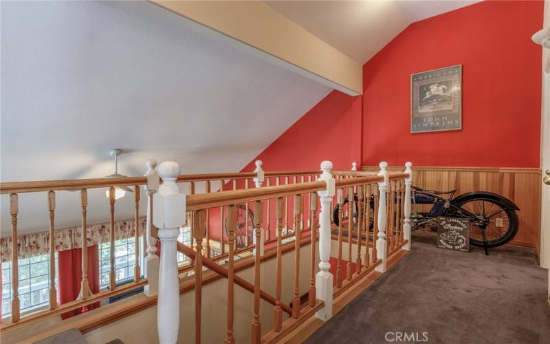 Upstairs Hallway Leading to Both Bedrooms.