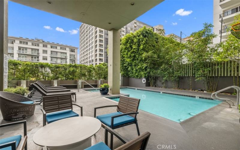 Amenities include pool on the ground floor
