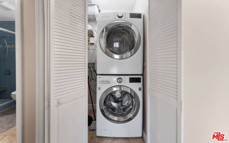 washer  & dryer in home