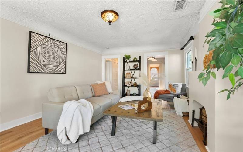 View of Living Room with Laminated Floor