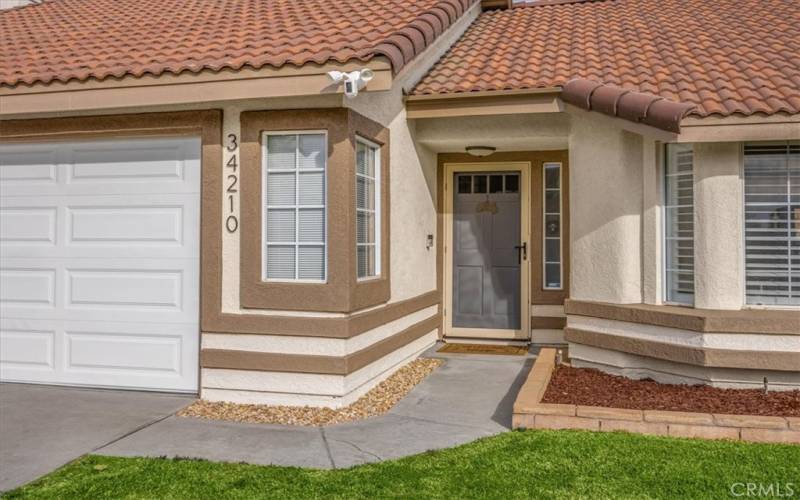 Front door with Security Screen