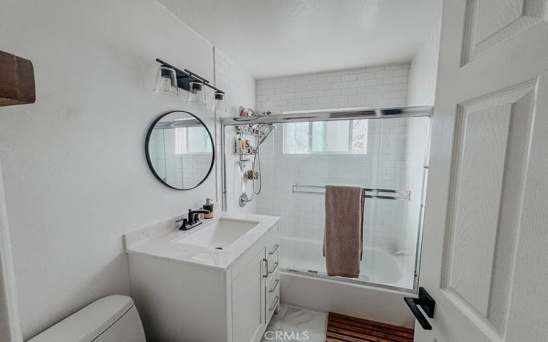 Spacious, remodeled bathroom