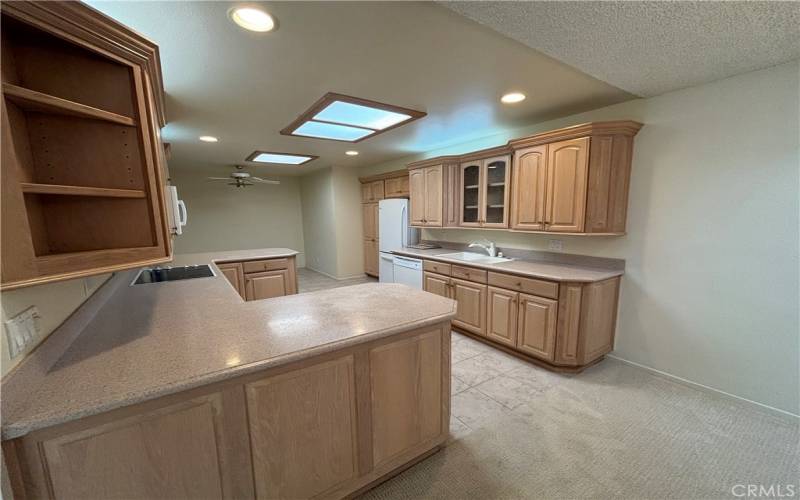 Expanded and remodeled kitchen!