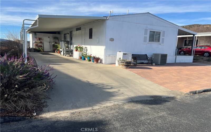 CARPORT AND FRONT ENTRY