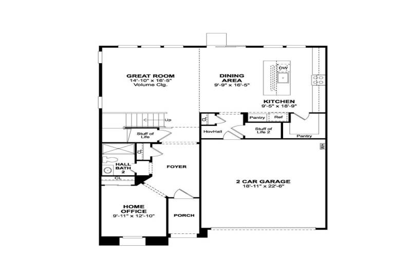 Oban First Floorplan