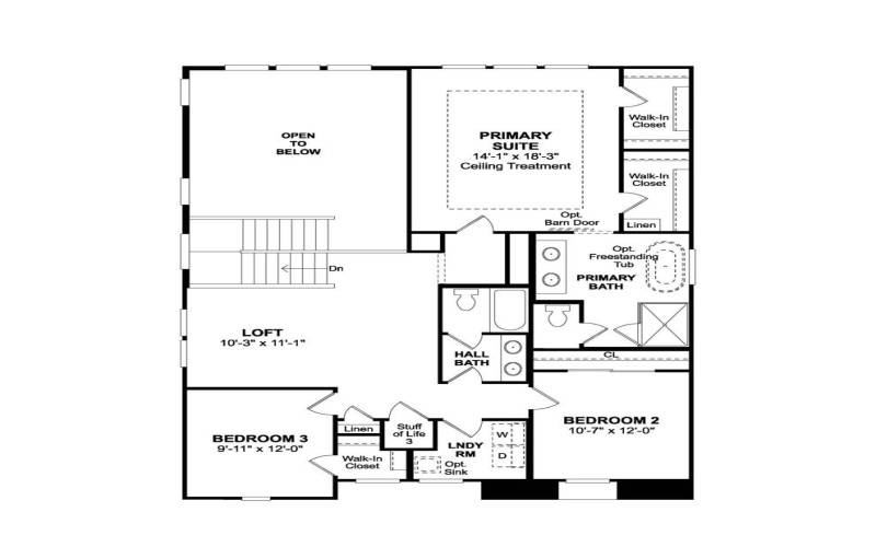 Oban Second Floorplan